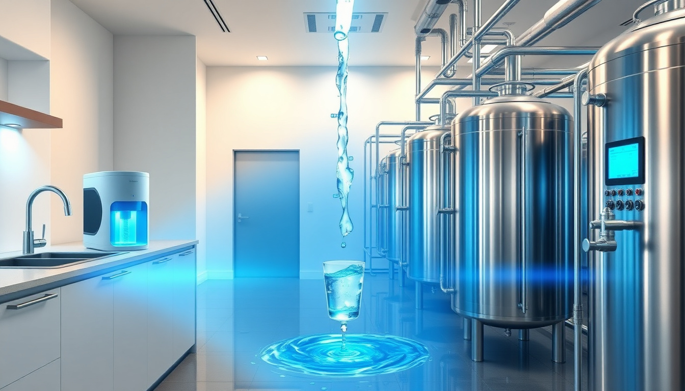 آینده تصفیه آب؛ چگونه تکنولوژی صنعتی وارد خانه‌ها می‌شود؟ - تصفیه نور