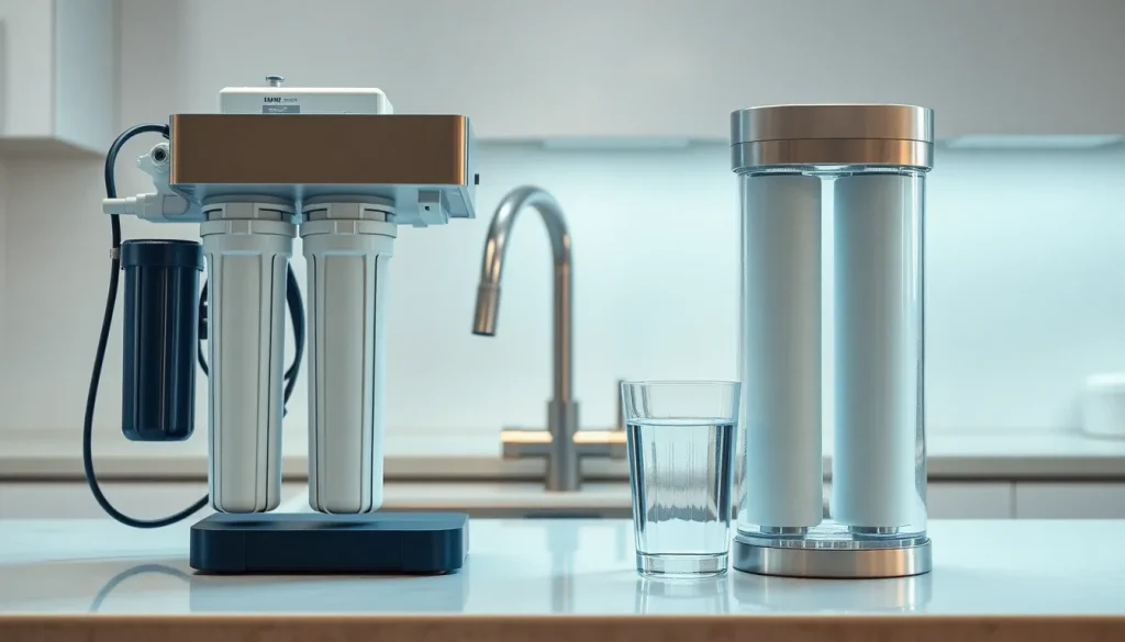 مقایسه عملکرد دستگاه‌های تصفیه آب RO با اولترافیلتراسیون (UF) در مصارف خانگی - تصفیه نور