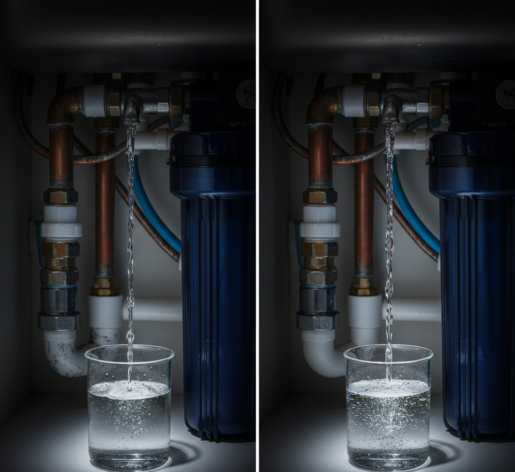 چرا یک دستگاه تصفیه آب در دو خانه عملکرد کاملاً متفاوتی دارد؟ - تصفیه نور